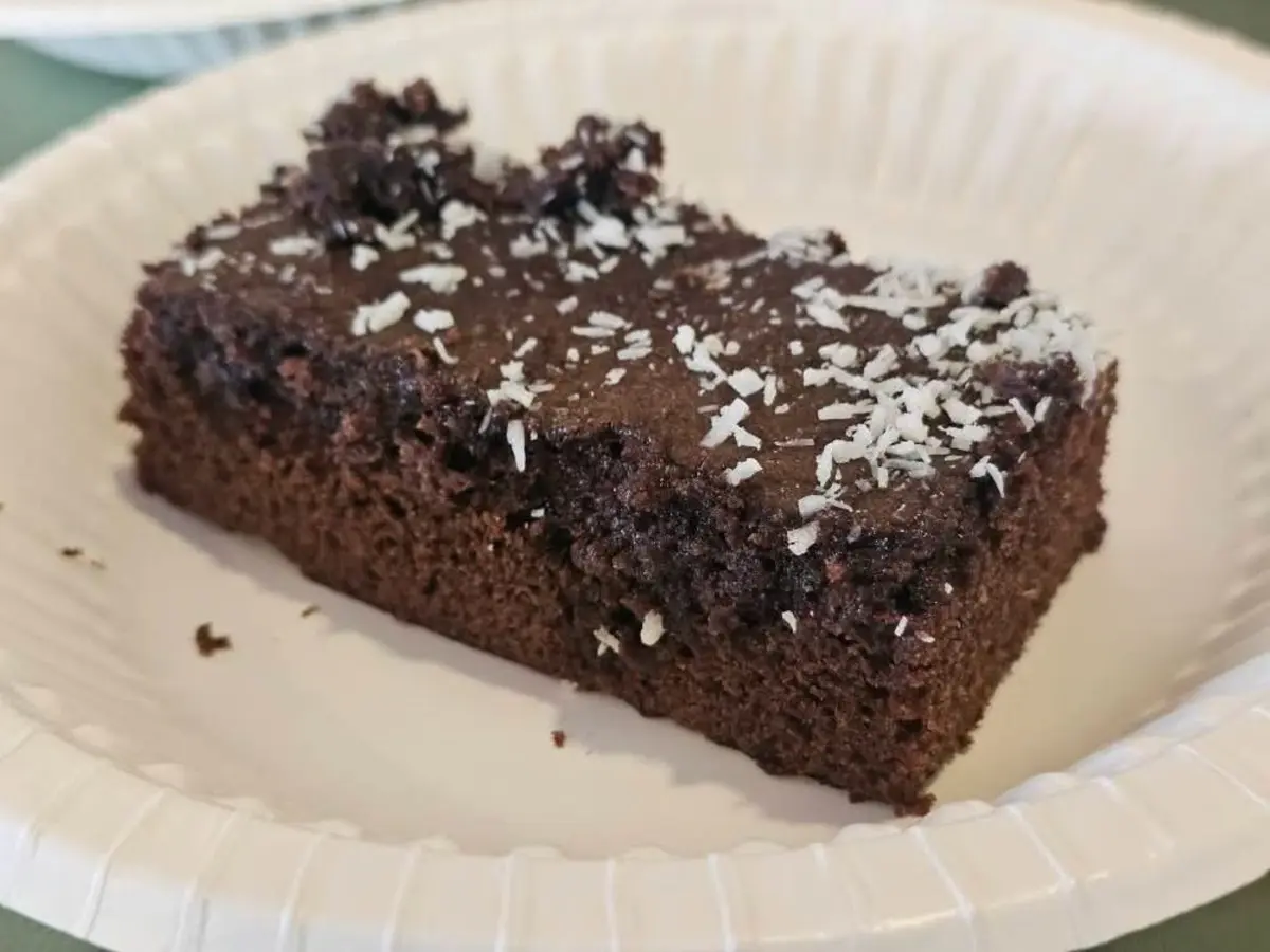 Hembakad chokladkaka med kokos